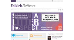 Desktop Screenshot of falkirkdelivers.com